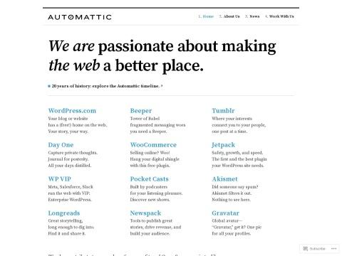 Automattic（WordPress 母公司）