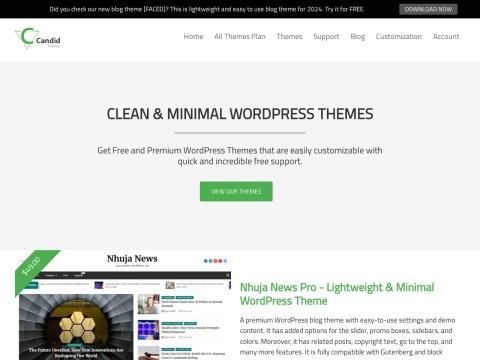 Candid Themes - 美国专业的WordPress极简主题开发平台