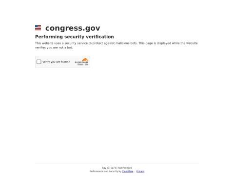 Congress.gov - 美国国会立法信息官方平台