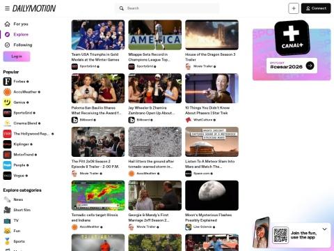 Dailymotion：法国知名视频分享平台 - 全球内容创作与分发中心