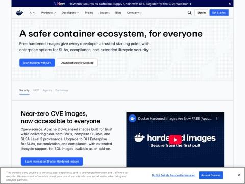 Docker官网：加速容器应用开发与AI构建平台