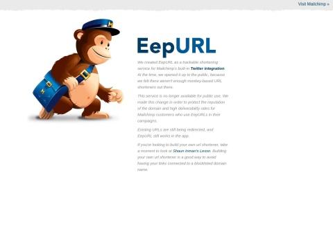 eepurl（Mailchimp 短链接服务）