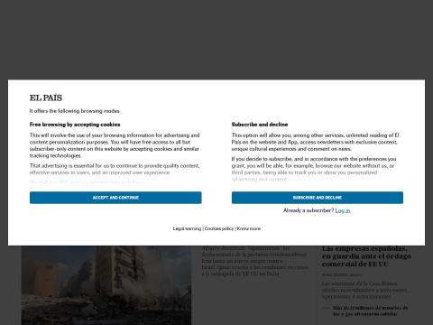 EL PAÍS西班牙全球新闻门户：实时政治经济文化资讯