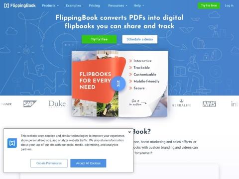 FlippingBook美国数字翻页书制作平台-在线PDF转HTML5交互电子书