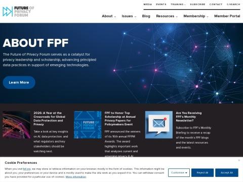 The Future of Privacy Forum - 美国隐私保护与新兴技术治理智库