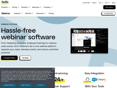 GoToWebinar - 美国专业网络研讨会平台，轻松举办在线会议与培训