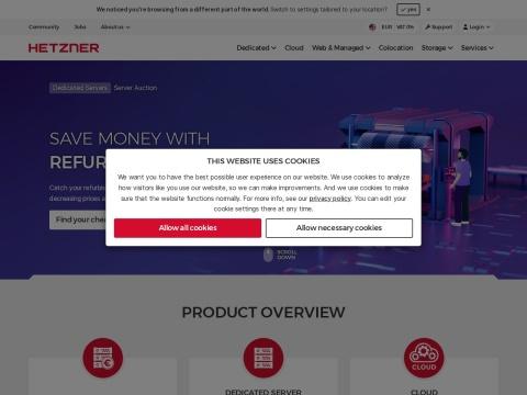 Hetzner德国服务器评测：高性价比专用服务器与云托管服务