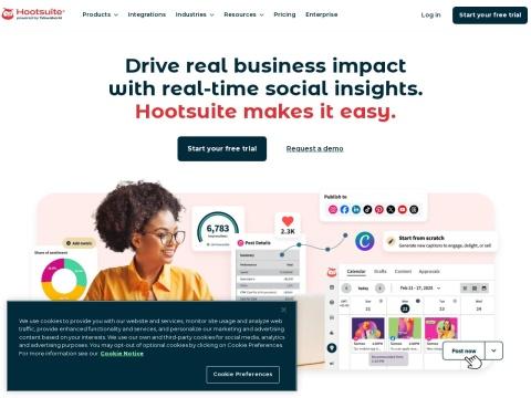 Hootsuite：一体化社交媒体管理工具，助力企业高效运营（美国）