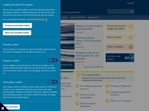 ICO（英国信息专员办公室）