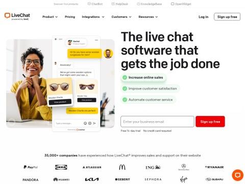 LiveChat（实时在线客服平台）