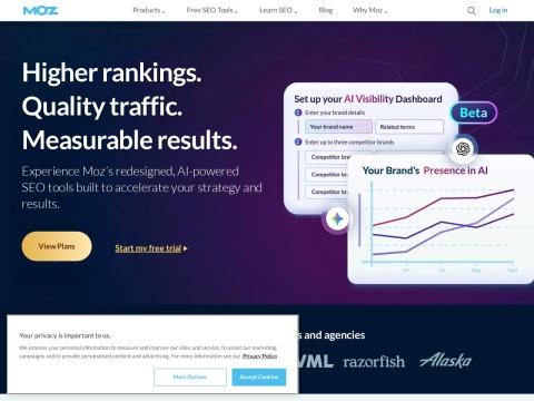 Moz - 美国领先的SEO智能营销软件平台