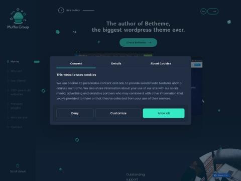 Muffin Group：全球最受欢迎的WordPress主题与可视化建站工具