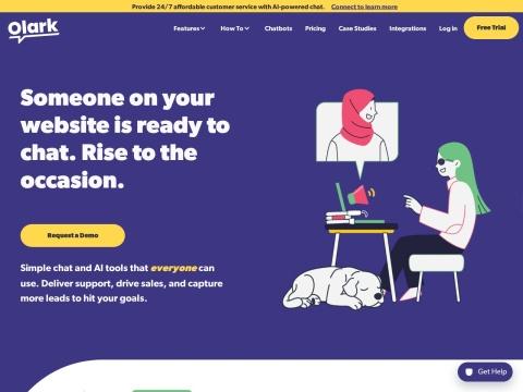 Olark：美国领先的可访问实时聊天解决方案