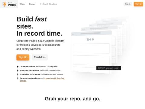 Cloudflare Pages：美国JAMstack托管平台，极速部署前端项目