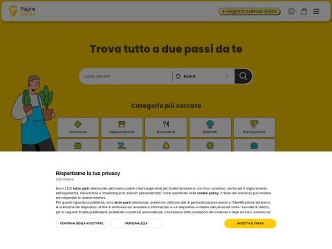 PagineGialle.it - 意大利商业黄页与本地服务搜索平台