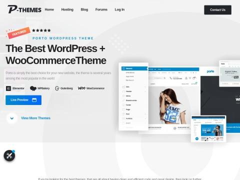 Porto主题 - 美国最佳WordPress多用途建站解决方案
