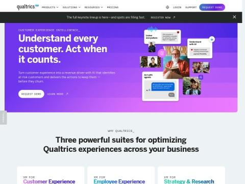 Qualtrics XM：美国领先的体验管理软件平台与AI解决方案