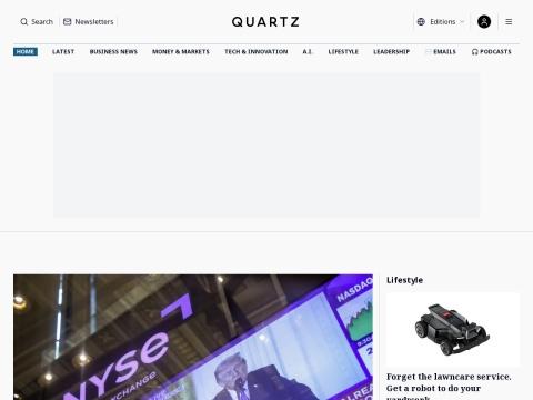 Quartz - 洞察全球经济变革的领先指南