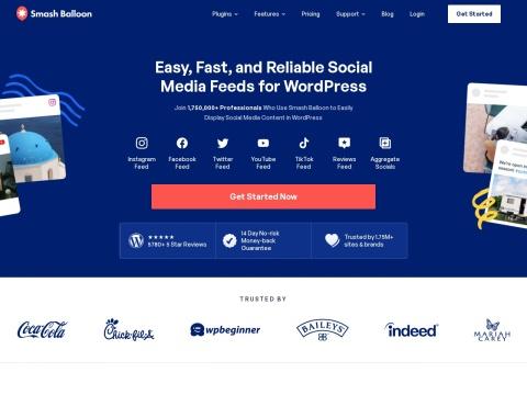 Smash Balloon：美国领先的WordPress社交媒体聚合插件