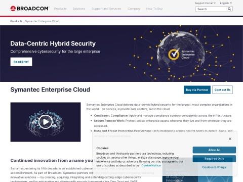 Symantec™ Enterprise Cloud Cyber Security - 企业级云端网络安全防御平台