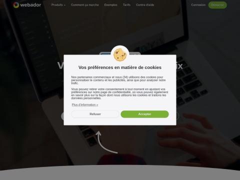 Webador.fr：法国AI建站平台，2026年免费域名+专业网站轻松创建