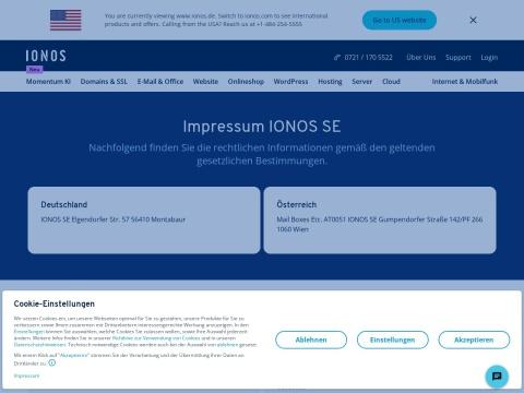 IONOS Website Editor：德国领先的AI建站与云服务解决方案