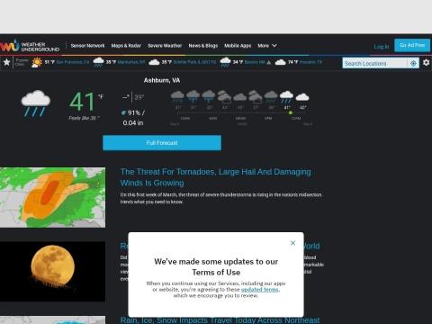 Weather Underground - 精准本地天气预报与全球气象数据平台