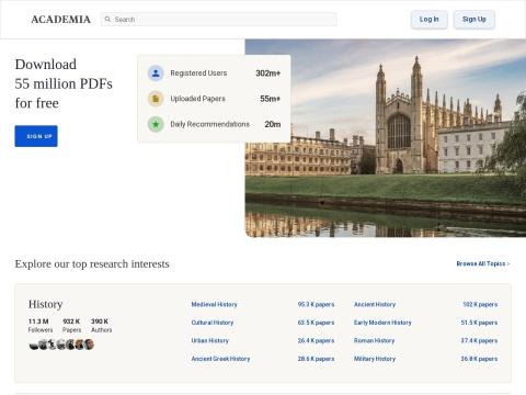 Academia.edu 学术网络