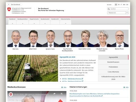 admin.ch（瑞士联邦政府官网）