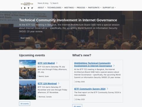 IETF（互联网工程任务组）
