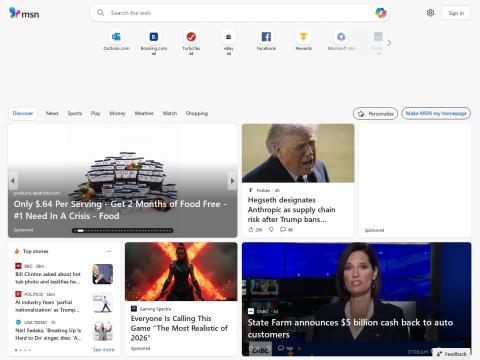 MSN 微软综合资讯门户