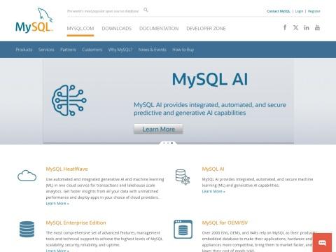 MySQL（Official MySQL Website）