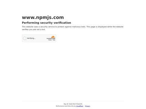 npmjs 包管理平台（npm）