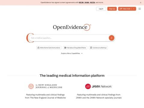 Open Evidence（AI驱动的循证医学与临床决策平台）
