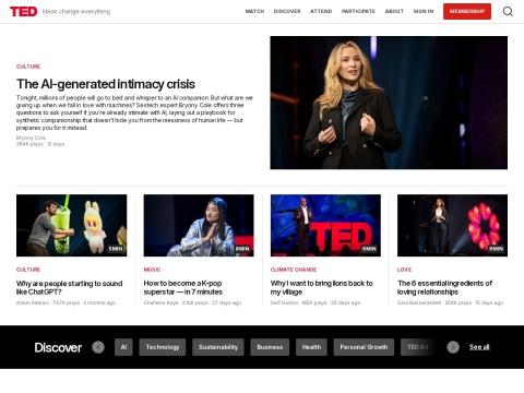 TED 官网（TED.com）