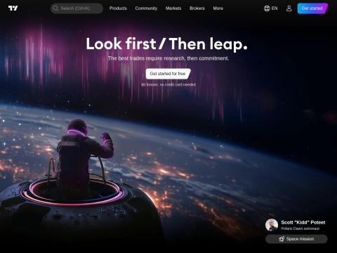 TradingView（全球领先的金融图表与交易分析平台）